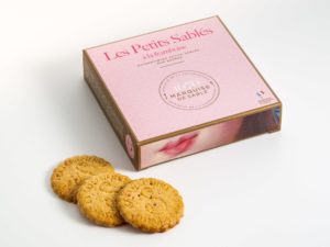 Petit Sablés - kleine Kekse mit Himbeere