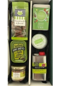 Geschenkkorb grün klein