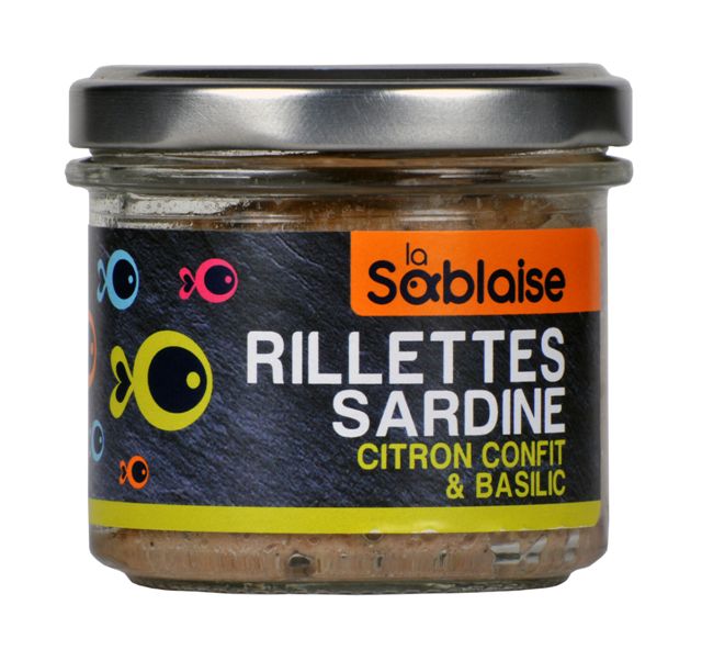 la sablaise - Sardinenrillette mit Zitrone und Basilikum