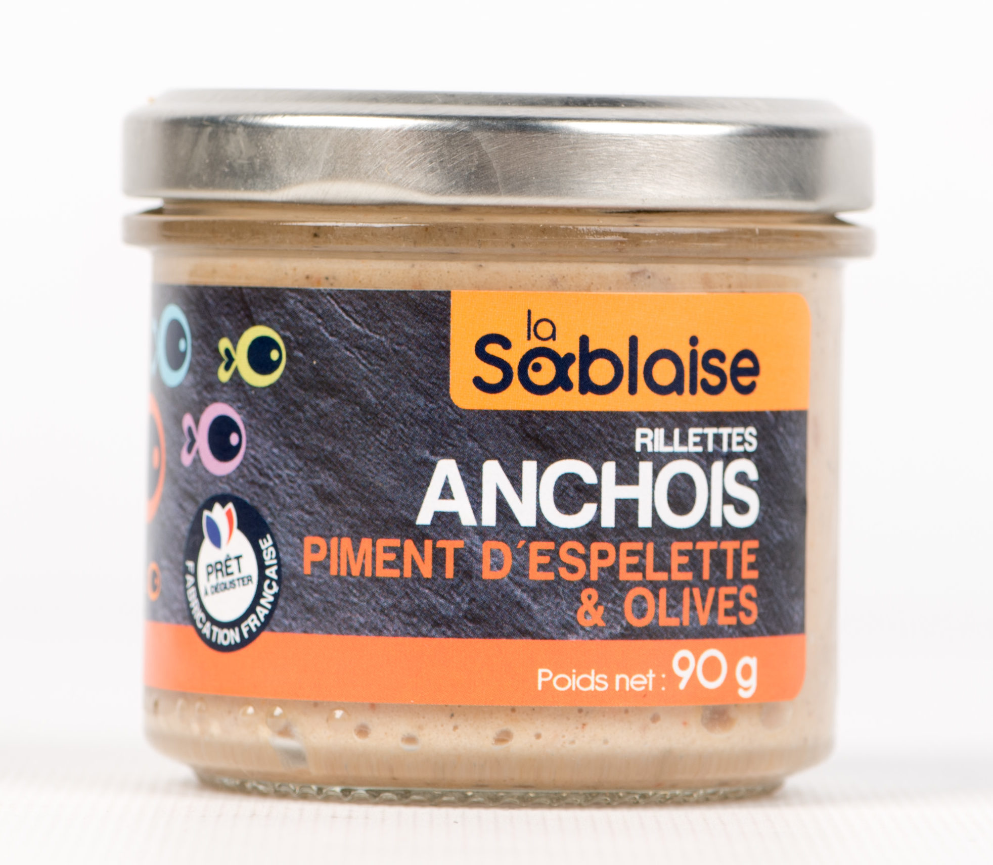 la sablaise - Anchovisrillette mit Piment d'espelette und Oliven