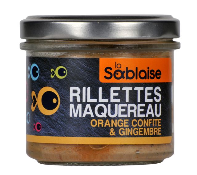 la sablaise - Makrelenrillette mit Orange und Ingwer
